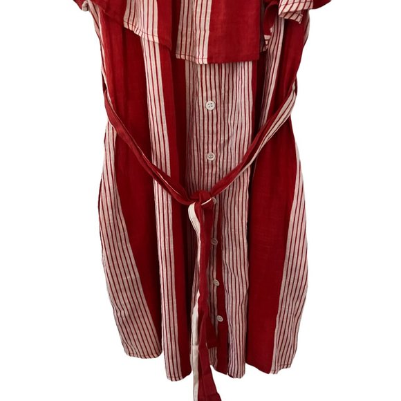 🔴 2 for $20 Faithfull The Brand Amalfi Striped Dress 2 - Picture 7 of 10